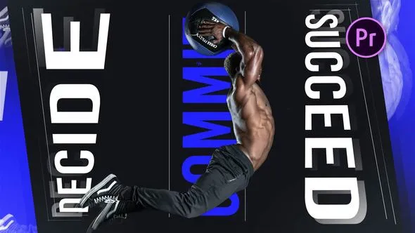 活力运动健身促销海报广告模板FCPX插件 Big Typo Sport Intro