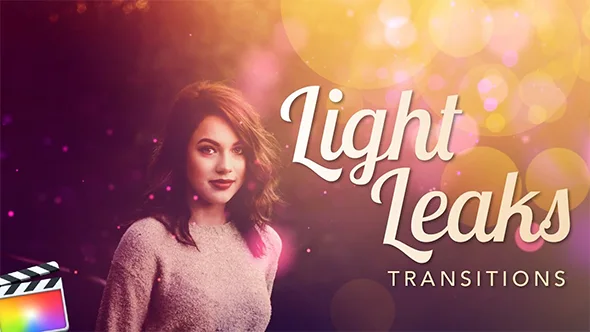 90个真实镜头漏光光效转场过渡动画FCPX插件下载 PremiumVFX – Light Leaks Transitions