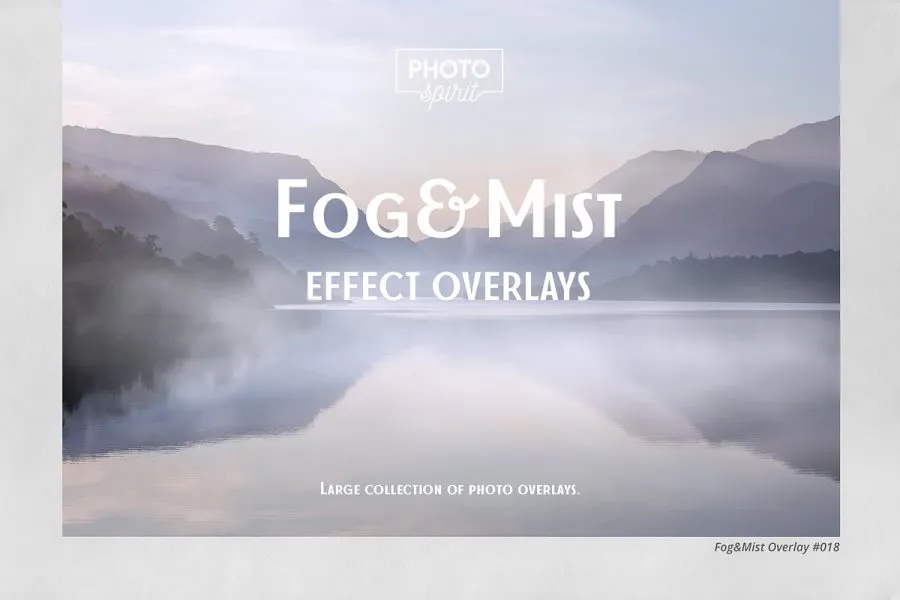 40张烟瘴雾气模糊朦胧情绪氛围照片合成叠加素材 Fog&Mist Effect Overlays