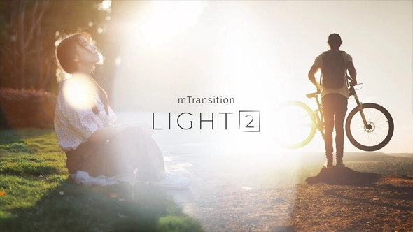 50种唯美漂亮镜头漏光炫光过渡转场预设FCPX插件下载 motionVFX – mTransition Light 2