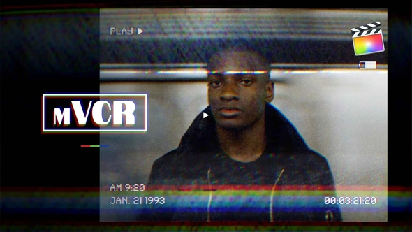 30种复古老录像带视觉特效动画FCPX插件下载 motionVFX – mVCR