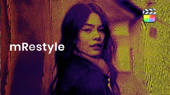 50种复古梦幻故障混合视觉特效动画预设FCPX插件下载 motionVFX – mRestyle