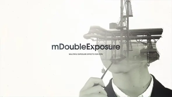 视频画面多重曝光图像叠加视觉风格化效果FCPX插件下载 motionVFX – mDoubleExposure
