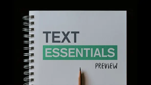 70种时尚简约文字标题动画预设FCPX插件 Text Essentials 汉化中文版