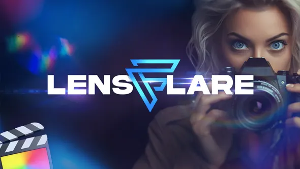 100组镜头耀斑光晕光效纹理叠加3D文字标题动画FCPX插件 Century Creatives – Lens Flare