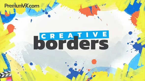 50种创意视频边框叠加装饰特效FCPX插件 PremiumVFX – Creative Borders