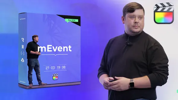 144个主题演讲发布会简洁图形文字标题布局展示包装介绍动画FCPX插件 motionVFX – mEvent