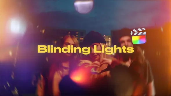 65种美丽多彩镜头光晕漏光光效视频过渡转场动画FCPX插件 omotion – Blinding Lights