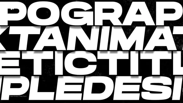 10款新颖时尚动感文字标题排版设计展示动画FCPX插件 New Kinetic Titles