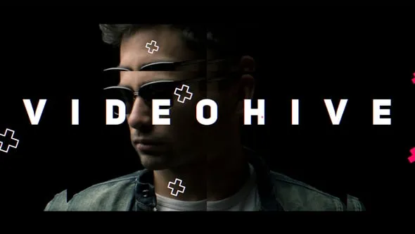 现代动感快闪切换展示片头动画FCPX模板(含模板音乐) Typo Opener