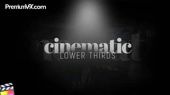 30个好莱坞时尚电影风格字幕条标题动画预设FCPX插件 PremiumVFX – Cinematic Lower Thirds 汉化版