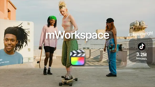 83个时尚简约社交媒体品牌视频排版元素标题转场特效动画FCPX插件 motionVFX – mWorkspace 汉化版