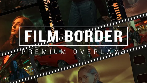 75款复古胶片电影照片摄影边框遮罩静帧叠加PNG图片素材 75 Film Border Overlays